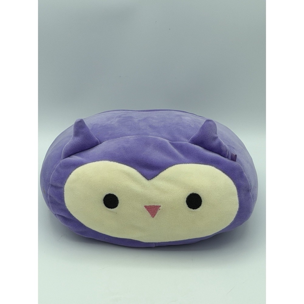 Squishmallows Holly Owl Stackable Soft Plush Pillow Purple Owl